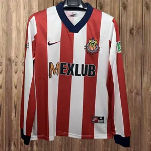 96-97 Chivas Home Retro Kit Long Sleeve Shirt Soccer AAAAJersey Yupoo