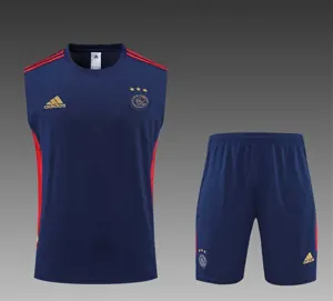 22-23 Ajax vest training suit kit Black 12
