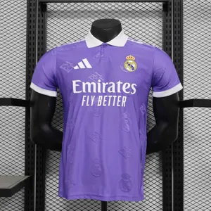 25-26 Real Madrid Purple Special Edition Player Version Shirt AAAAJersey Supplier Yupoo
