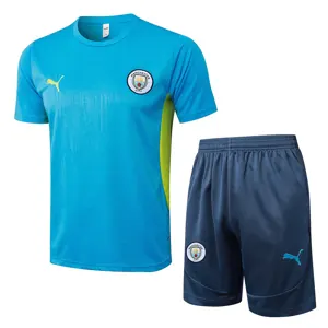 25-26 Manchester City Blue Kit Training Soccer AAAAJersey Yupoo