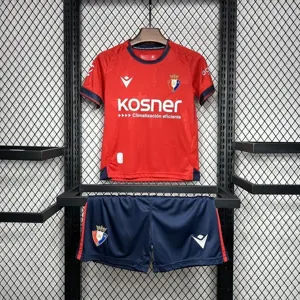24-25 Osasuna Home Kid Kits Youth Apparels Football AAAAJersey Yupoo