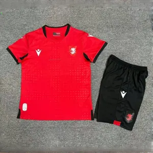 2024 Georgia Third Kid Kits UEFA Euro Youth Apparels Football AAAAJersey Supplier