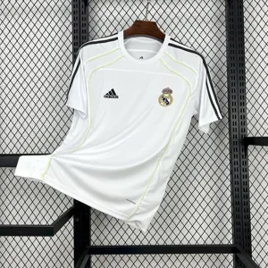 25-26 Real Madrid White Training Shirt Football Uniform AAAAJersey Wholesale Yupoo