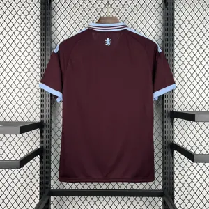 26-27 Aston Villa Home Mens Kit Soccer T-Shirt AAAAJersey Supply Yupoo 6 2