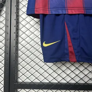 25-26 Barcelona Home Kid Kits Youth Apparels AAAAJersey Supply Yupoo 6