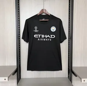 23-24 Manchester City Champion League Black Shirt Football AAAAJersey Yupoo