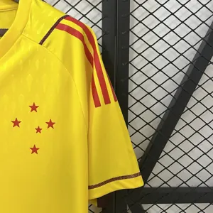 24-25 Cruzeiro Goalkeeper Yellow Kit Soccer T-Shirt AAAAJersey Dropship Yupoo 5