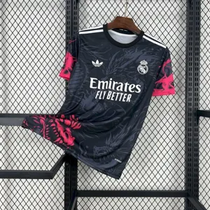 24-25 Real Madrid Black Special Edition Football Uniforms AAAAJersey Supplier Yupoo