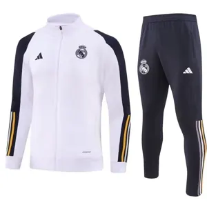 23-24 Real Madrid White Jackets Suits Soccer Jerseys Yupoo