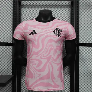 23-24 Flamengo Pink Special Edition Kit Player Version Shirt AAAAJersey Wholesale Yupoo