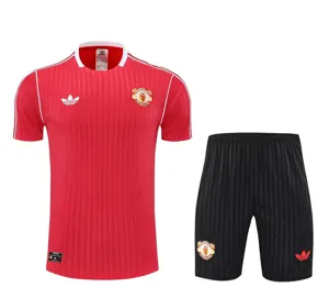 25-26 Manchester United OG Red Training Kits Football Tracksuits