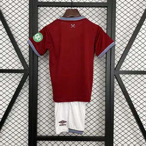 25-26 West ham United Home Kids Kit Soccer Youth Sports Suits AAAAJersey Supply Yupoo 2