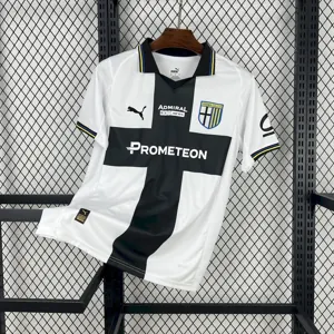 25-26 Parma Home Shirt Soccer Apparels AAAAJersey Supply Yupoo
