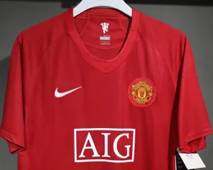 07-08 Manchester United Home Retro Kit Vintage Player Version Shirt AAAAJersey Dropship Yupoo 5