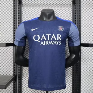 25-26 PSG Blue Pre-Match Kit Player Version Shirt Soccer AAAAJersey Yupoo