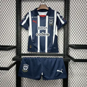 24-25 Monterrey Home Kid Kits Youth Apparels Football AAAAJersey Yupoo