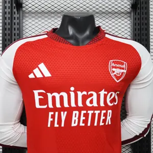 26-27 Arsenal Mens Home Red Kit Player Version Soccer Long Sleeve Shirt AAAAJersey Dropship Yupoo 8 3