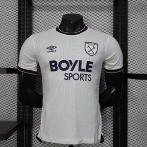 25-26 West Ham Away Kit Player Version Football Shirt Soccer AAAAJersey SupplyYupoo