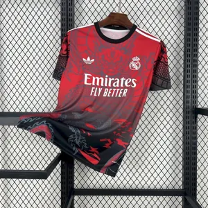 24-25 Real Madrid Red Special Edition Shirt Football Uniforms AAAAJersey Supplier Yupoo