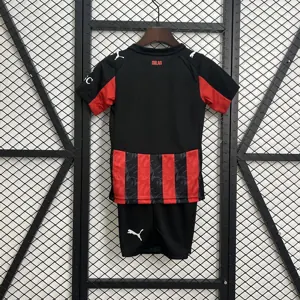 25-26 AC Milan Home Kid Kits Youth Apparels AAAAJersey Supply Yupoo 3