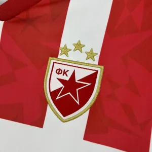 24-25 Red Star Belgrade Home Shirt Football Uniform AAAAJersey Dropship Yupoo 2