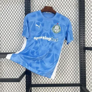 25-26 Palmeiras Blue Goalkeeper Kit Soccer T-Shirt AAAAJersey Yupoo