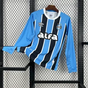 25-26 Gremio Home Long Sleeve Kit Soccer T-Shirt AAAAJersey Wholesale Yupoo