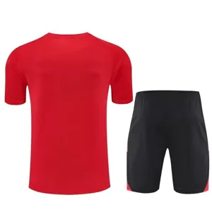 25-26 Manchester United Red Training Kits Football Tracksuits 2