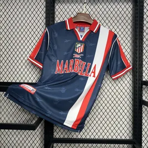 98-99 Atletico Madrid Away Retro Kit Vintage Shirt AAAAJersey Supplier Yupoo