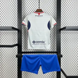 25-26 Cruz Azul Away Kid Kits Youth Apparels Soccer AAAAJersey Yupoo 3