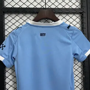 25-26 Manchester City Home Kid Kits Youth Apparels AAAAJersey Supply Yupoo 3