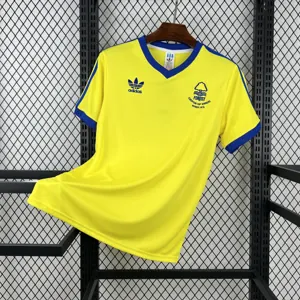 1977-78 Nottingham Forest Away Football Retro Kit Vintage T-Shirt AAAAJersey Wholesale Yupoo