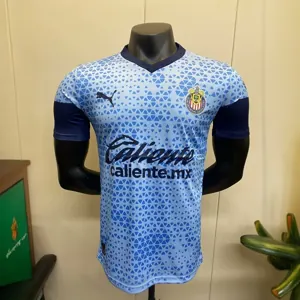 23-24 Chivas Guadalajara Training Kit Blue Player Version Soccer Jerseys Yupoo