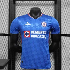 25-26 Cruz Azul Home Kit Player Version Shirt AAAAJersey Wholesale Yupoo