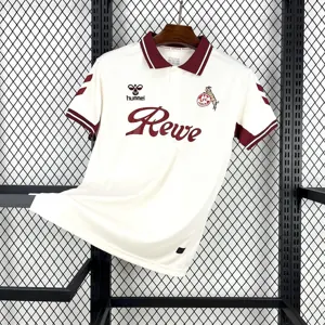 25-26 FC Köln Retro Commemorative Edition Football T-Shirt AAAAJersey Supply Yupoo