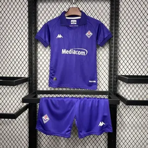 24-25 Fiorentina Home Kid Kits Youth Apparels Football AAAAJersey Yupoo