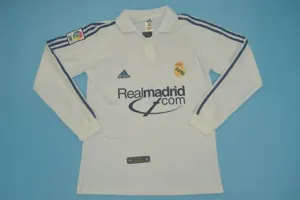 00-01 Real Madrid home long sleeve
