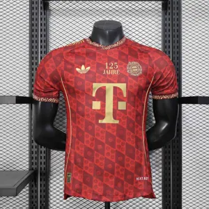 25-26 Bayern Munich 125th Anniversary Red Kit Player Version Shirt AAAAJersey Supply Yupoo