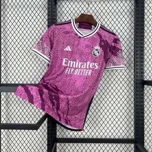 24-25 Real Madrid Pink Special Edition Shirt Football Uniforms AAAAJersey Supplier Yupoo