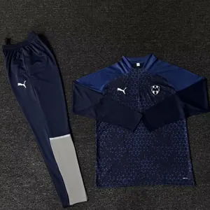23-24 Rayados Monterrey Long Sleeve Navy Training Suits Soccer Jerseys Yupoo 2