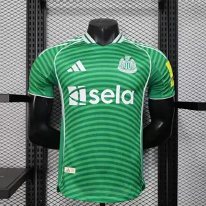 25-26 Newcastle United Away Kit Player Version Soccer Green Shirt AAAAJersey Yupoo