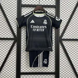 25-26 Real Madrid Away Kid Kits Youth Apparels AAAAJersey Supply Yupoo