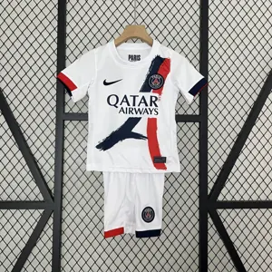 24-25 PSG Away Kid Kits Youth Apparels Sport AAAAJersey Yupoo