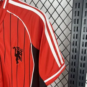 25-26 Manchester United Baseball style Pre Match Casual Training Soccer shirt AAAAJersey Yupoo 5
