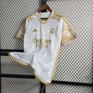 23-24 Real Madrid Special Editon Kit Golden Dragon Shirt Cheap Soccer Jerseys