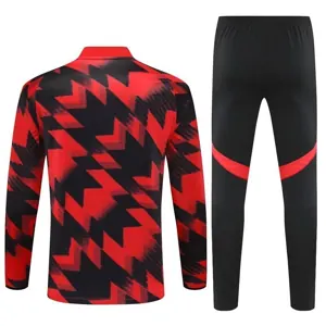 25-26 Manchester United Pre-Match Training Kits Long Football Tracksuits 1