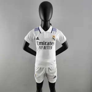 22-23 Real Madrid home kids kit