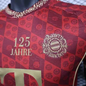25-26 Bayern Munich 125th Anniversary Red Kit Player Version Shirt AAAAJersey Supply Yupoo 5