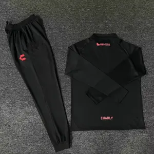 23-24 Tijuana Training Suits Black Xolos Long Sleeve Tracksuit Soccer AAAAJerseys Yupoo 1
