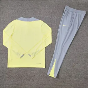 24-25 Club America Long Sleeve Tracksuit Yellow Training Suits Football AAAAJersey Supplier 1